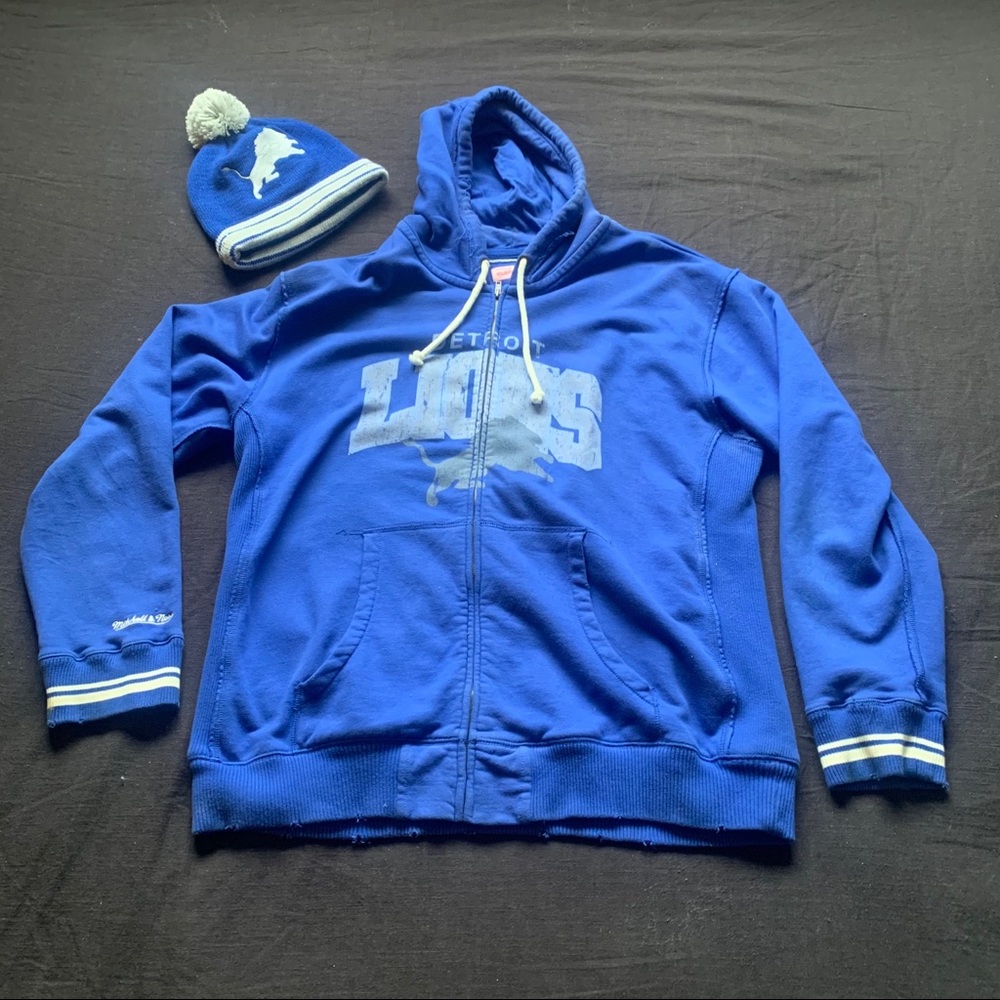 Mitchell and Ness Detroit Lions Hoodie